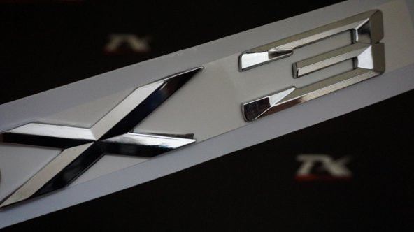 Bmw X3 Bagaj Krom Metal 3M 3D Yazı Logo ürün görseli 1