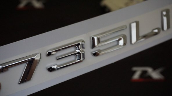 Bmw 735Lİ 735İ Bagaj Krom Metal 3M 3D Yazı Logo ürün görseli 1