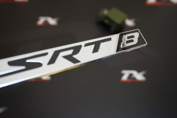Chrysler SRT 8 Krom Metal Bagaj 3M 3D Logo ürün görseli 1