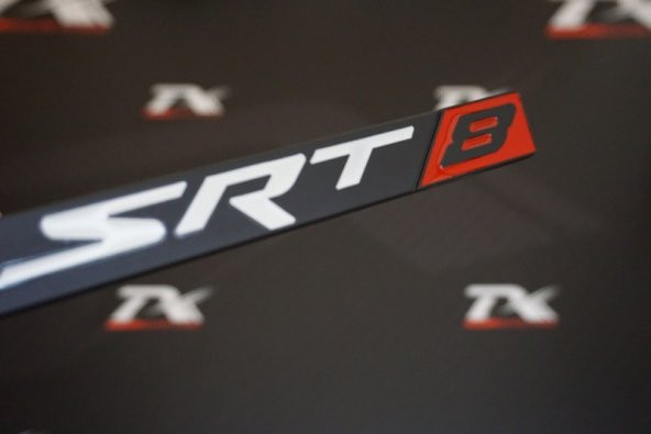 Chrysler SRT 8 Krom Metal Bagaj 3M 3D Logo - Resim 2