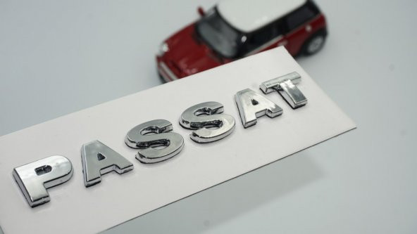 Volkswagen Passat B6 B7 Bagaj 3M 3D Krom ABS Logo Amblem ürün görseli 1