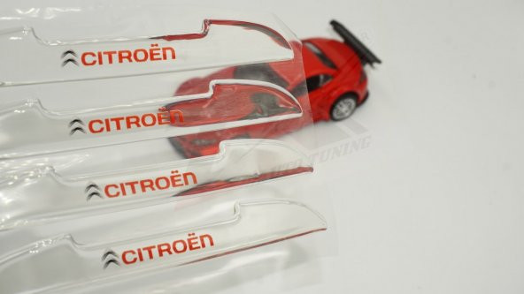 Citroen Logo Kapı Kenarı Koruma Şeffaf Kauçuk 3M Band New Style ürün görseli 1