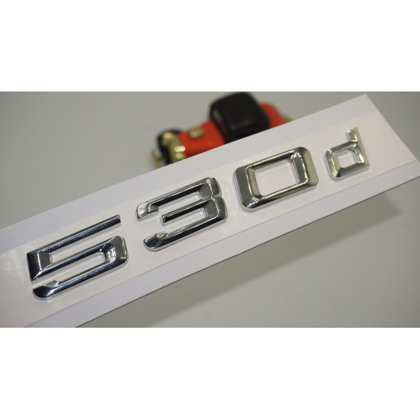 Bmw 530d Bagaj Krom Metal 3M 3D Yazı Logo ürün görseli 1