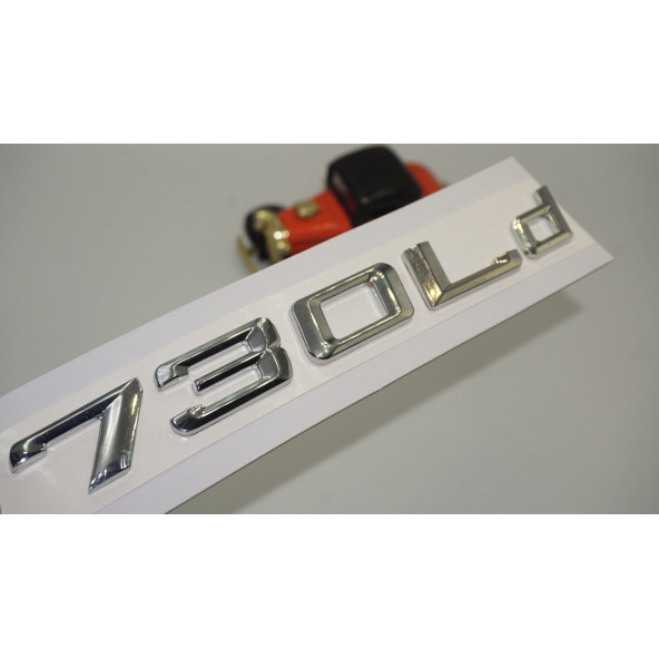 Bmw 730Ld Bagaj Krom Metal 3M 3D Yazı Logo ürün görseli 1