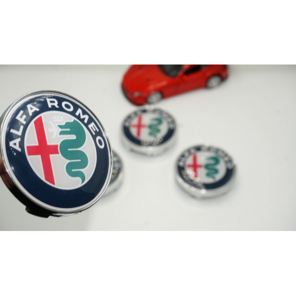 Alfa Romeo Jant Göbek Kapağı 60mm ürün görseli 1
