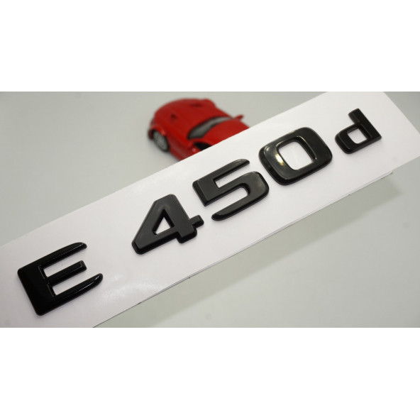 E 450d Bagaj Parlak Siyah ABS 3M 3D Yazı Logo ürün görseli 1