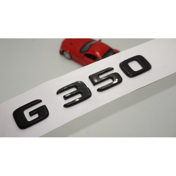 G 350 Bagaj Parlak Siyah ABS 3M 3D Yazı Logo ürün görseli 1