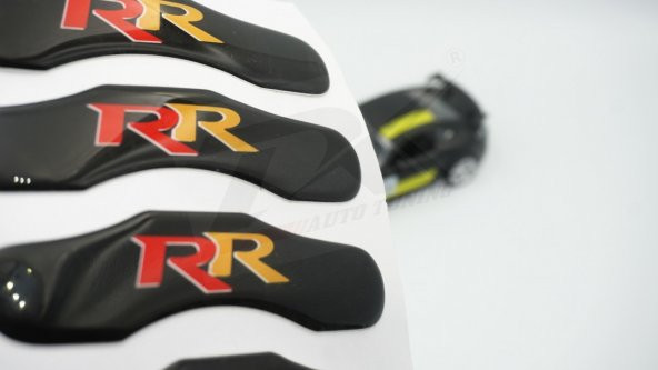 RR Logo Kaliper Üstü 3M 3D Damla Desen Logo Arma Amblem Set ürün görseli 1