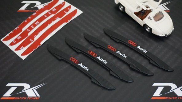 Audi Logo Kapı Kenarı Koruma Kauçuk 3M Band - Resim 3