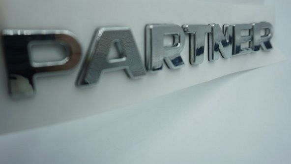Peugeot Partner Bagaj Yazı Logo Amblem 3M 3D ürün görseli 1