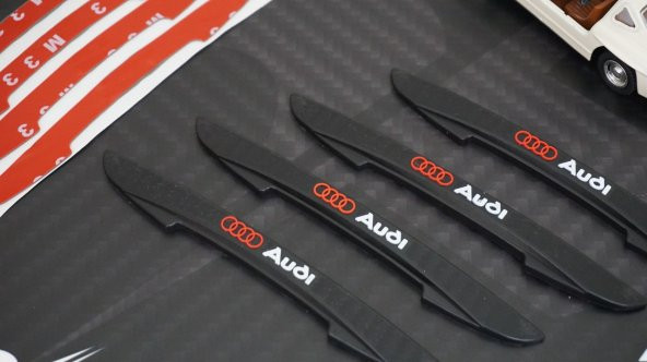 Audi Logo Kapı Kenarı Koruma Kauçuk 3M Band - Resim 4