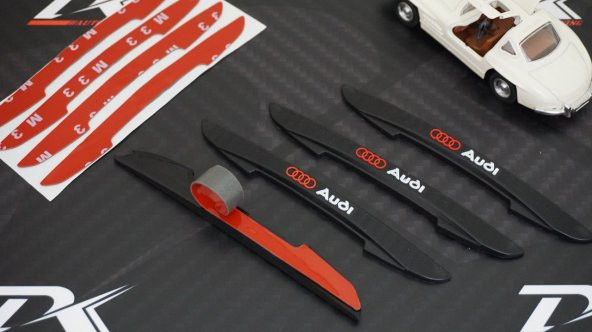 Audi Logo Kapı Kenarı Koruma Kauçuk 3M Band - Resim 5