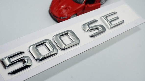 500 SE Bagaj Krom Metal 3M 3D Yazı Logo ürün görseli 1
