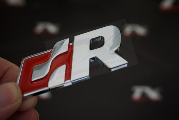 Volkswagen R R32 R36 GTI Racing Krom Metal Ön Panjur Vidalı Logo ürün görseli 1