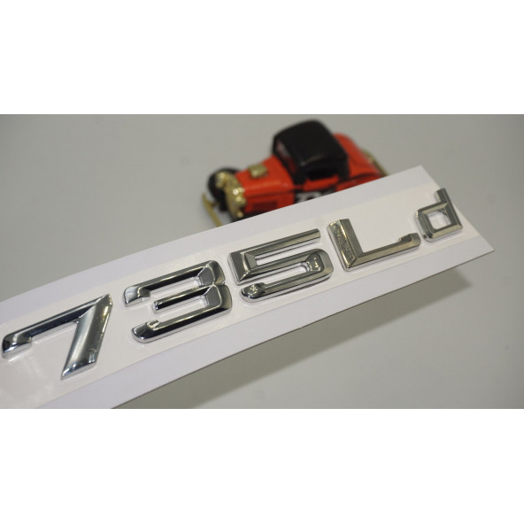 Bmw 735Ld Krom Metal 3M 3D Bagaj Logo Yazı Orjinal Ürün ürün görseli 1