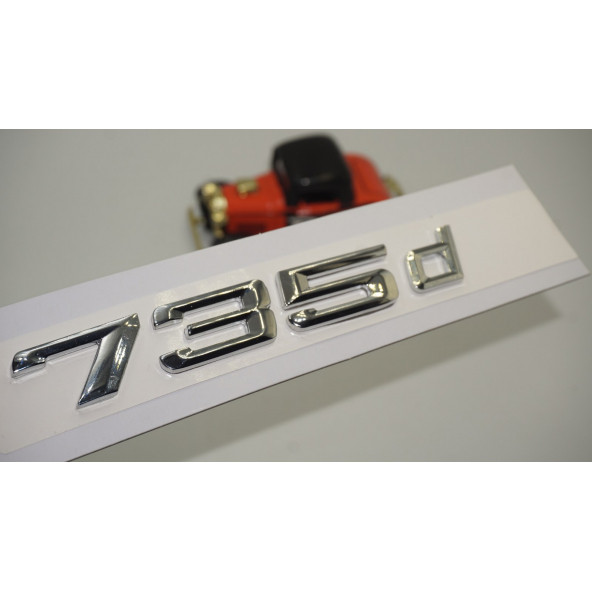 Bmw 735d Krom Metal 3M 3D Bagaj Logo Yazı Orjinal Ürün ürün görseli 1