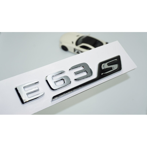 DK Tuning E63S Bagaj Krom Siyah ABS Yazı Logo Benz İle Uyumlu ürün görseli 1