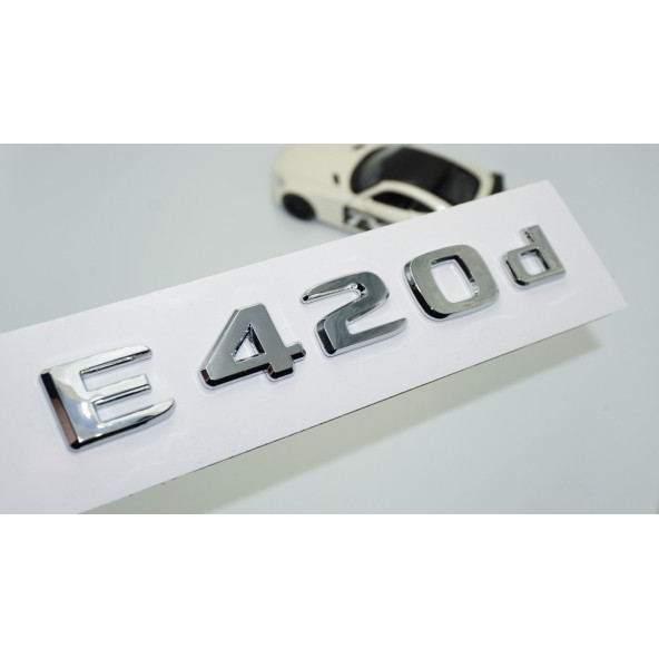 DK Tuning E420d Bagaj Krom ABS 3M 3D Yazı Logo Benz İle Uyumlu ürün görseli 1