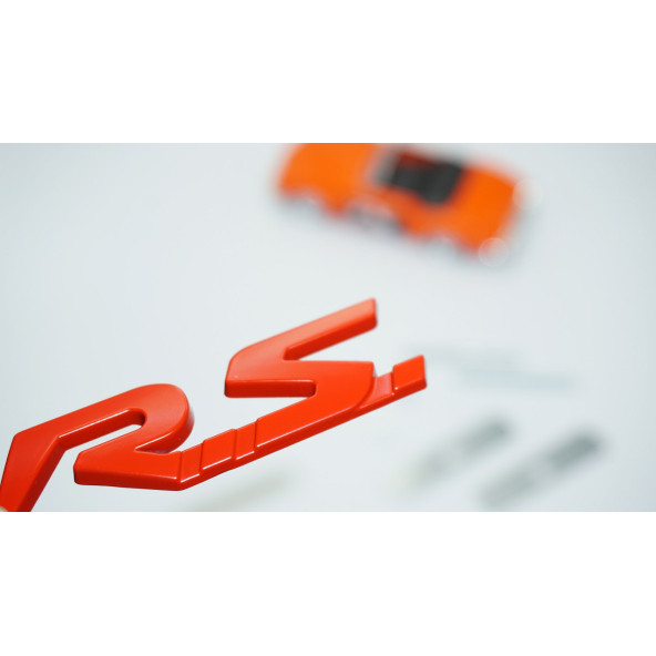 DK Tuning RS Ön Panjur Kırmızı Metal Logo Arma Renault İle Uyumlu ürün görseli 1