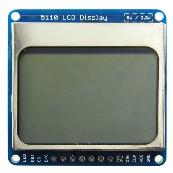Arduino Nokia 5110 Lcd Ekran ürün görseli 1