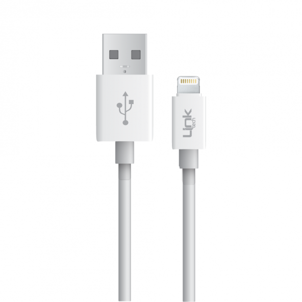 LinkTech K559 Lightning Şarj ve Data Kablosu 2.4A 1mt Beyaz ürün görseli 1