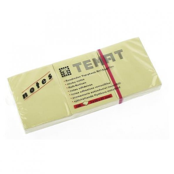 TEMAT YAPISKANLI KAGIT 50x40 SARI 3 LU 100YP(11230 ürün görseli 1