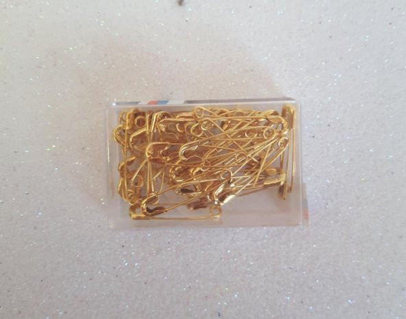 ÇATAL ÇENGELLİ İĞNE KUTUSU GOLD 40LI ürün görseli 1