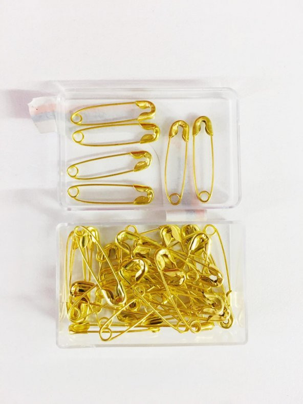 ÇATAL ÇENGELLİ İĞNE KUTUSU GOLD 40LI - Resim 2