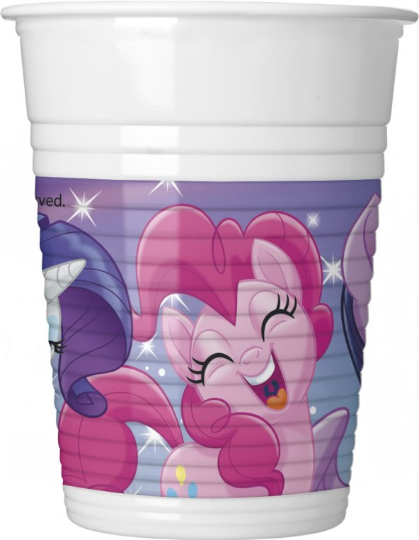PONY AND FRIENDS BARDAK PLASTİK 8Lİ ürün görseli 1