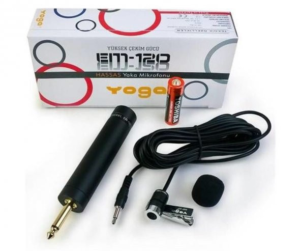 Yoga EM-120 Kablolu Yaka Cami Mikrofonu -ULTRA HASSAS ALICI ürün görseli 1