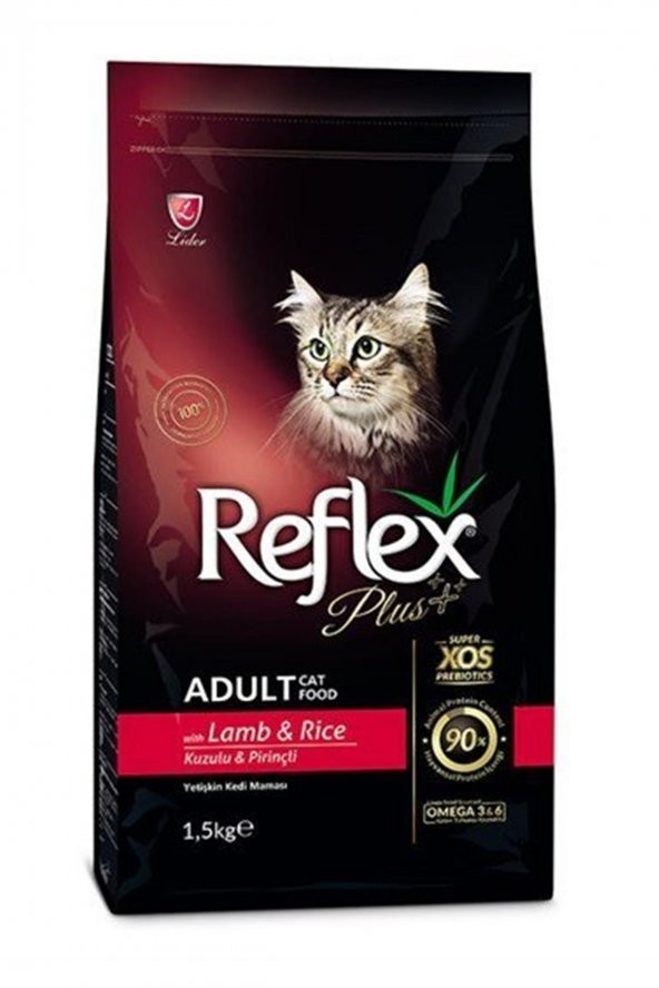Reflex Plus Kuzu Etli Yetişkin Kedi Maması 1.5 Kg ürün görseli 1