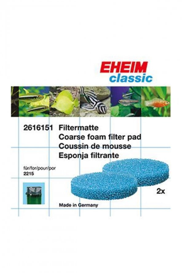 Eheim Classic 2215 Kalın Filtre Süngeri 2li ürün görseli 1