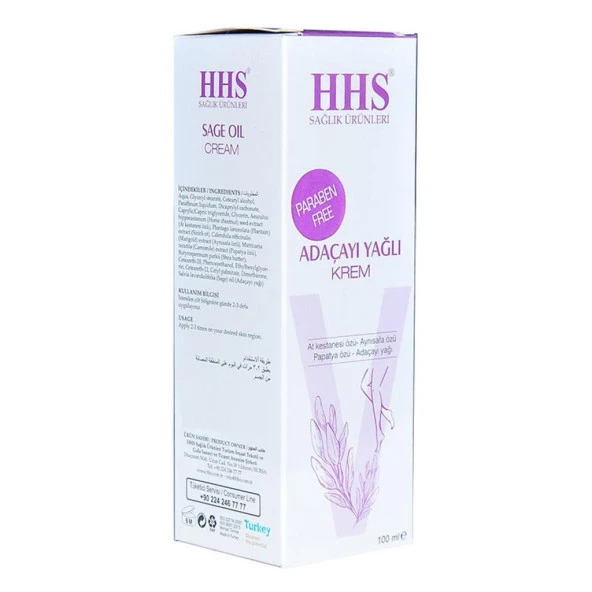 HHS Adaçayı Atkestanesi Aynısefa Papatya Yağlı Kremi 100 ML - Resim 5