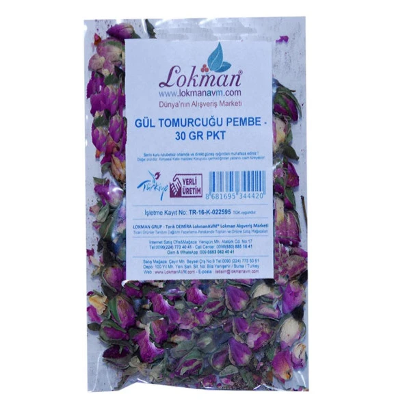 Gül Tomurcuğu Pembe 30 Gr Pkt - Resim 2