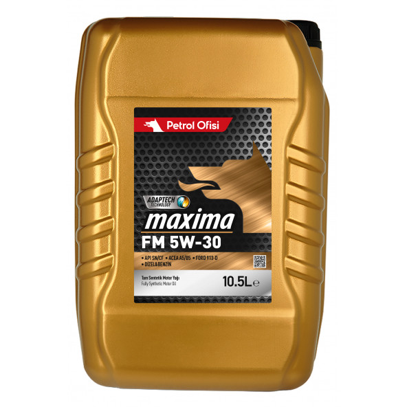 Petrol Ofisi Maxima FM 5W-30 10.5 lt Motor Yağı - 2023 ürün görseli 1
