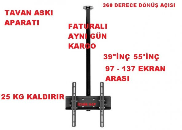 NCPLİNE LG SAMSUNG 39 40 42 44 50 55 İNÇ LCD LED TV TAVAN ASKI APARATI ürün görseli 1