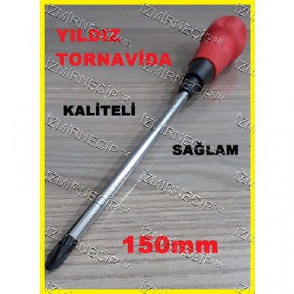 YILDIZ UÇLU TORNAVİDA 150 MM SAĞLAM ÜRÜN UÇ UÇLU ürün görseli 1