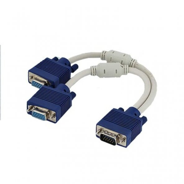Vga Y Kablo Çoklayıcı Splitter Kablosu ürün görseli 1