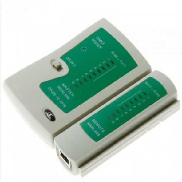 KABLO TEST ALETİ CİHAZI TESTER LAN RJ45 RJ11 RJ12 ürün görseli 1