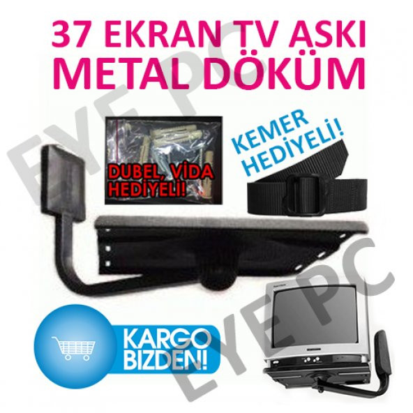 ALTUS 37 EKRAN TÜPLÜ TV DUVAR SEHPA ASKI APARATI METAL ürün görseli 1