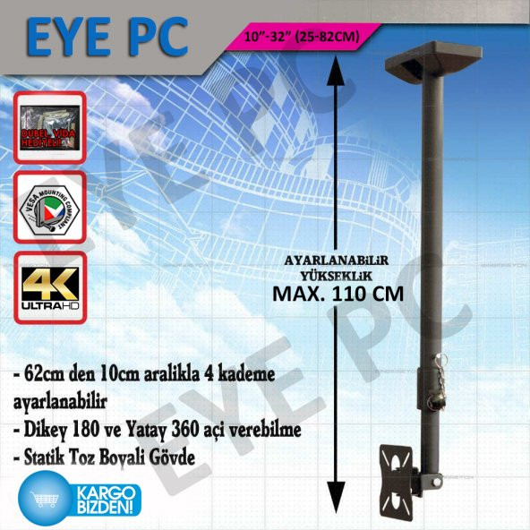 LG SAMSUNG SONY PHİLİPS UYUMLU TAVAN ASKI APARATI ürün görseli 1