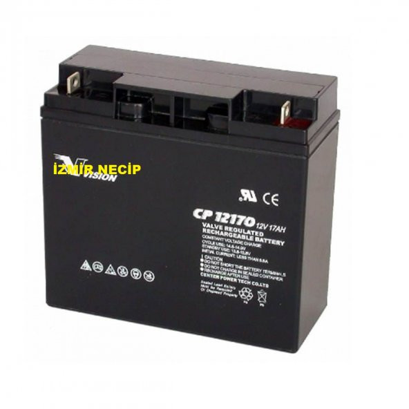 GÜVENLİK VE ALARM SİSTEMLERİ İÇİN KURU TİP BAKIMSIZ 12V 17A AKÜ ürün görseli 1