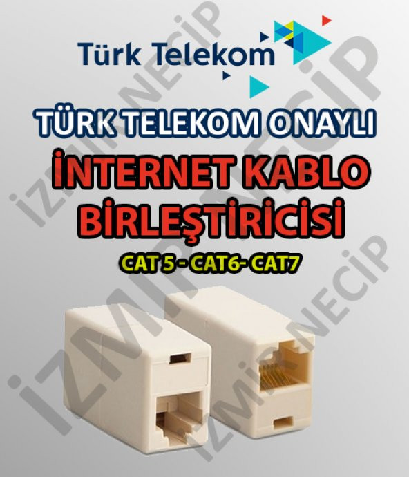 NCPLİNE CAT5-CAT6-CAT7 KABLO BİRLEŞTİRİCİ JAK ARA KONNEKTÖR KALİTELİ ürün görseli 1