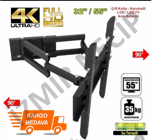 TOSHİBA PANASONİC 82 CM EKRAN 140 CM EKRAN LCD LED ASKI METAL ürün görseli 1