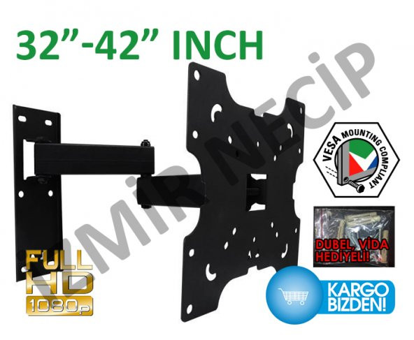 SAMSUNG 30-31-32-40-41-42-43 İNÇ 80 CM-108 CM EKRAN UYUMLU ASKI ürün görseli 1