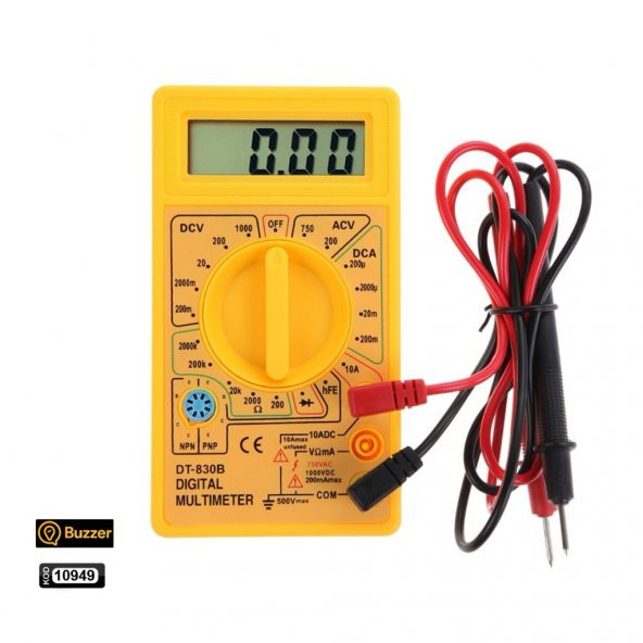 DİGİTAL DİJİTAL ÖLÇÜ ALETİ BUZZER LI OKUL TEKNİK SERVİS İÇİN İDEAL ürün görseli 1