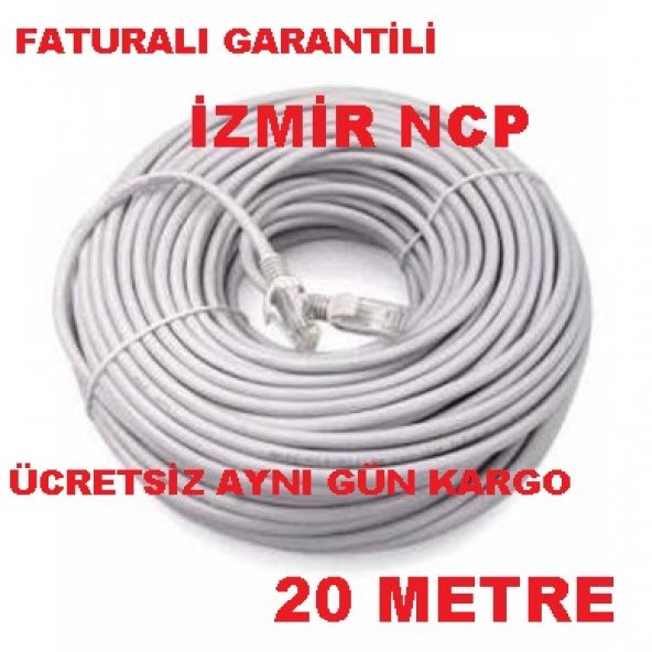 20 METRE İNTERNET KABLOSU CAT6 ürün görseli 1