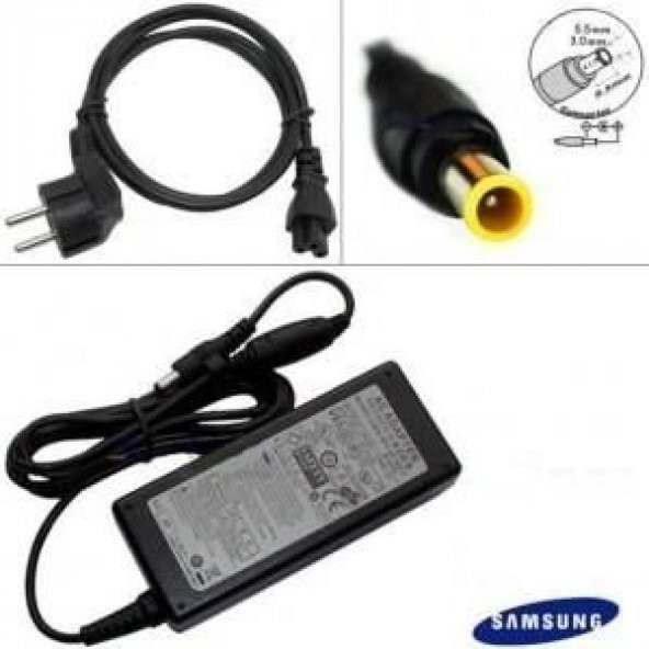 SAMSUNG SPA SERİSİ UYUMLU LAPTOP ŞARJ ADAPTÖRÜ ŞARZ ürün görseli 1
