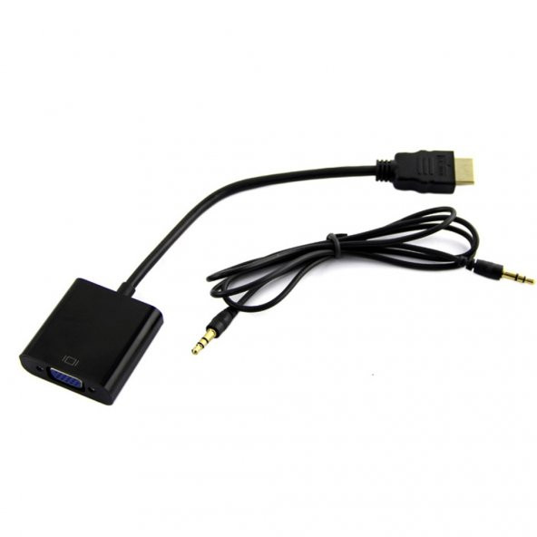 NCPLİNE HDMI VGA GÖRÜNTÜ AKTARMA KABLOSU SESLİ - Resim 3