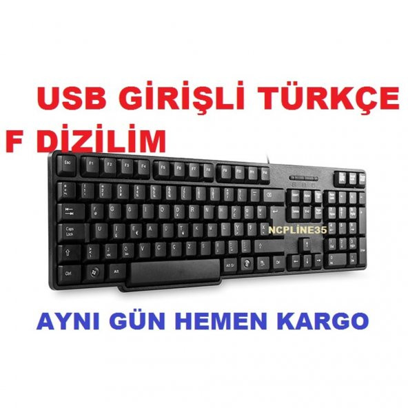 F KALVYE SINAV KLAVYESİ KATİP KILAVYESİ ürün görseli 1